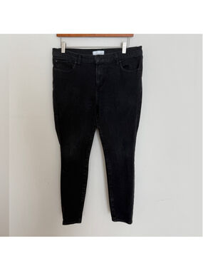 LOFT Black Denim Leggings / Jeggings Size Petite‎ 31 12